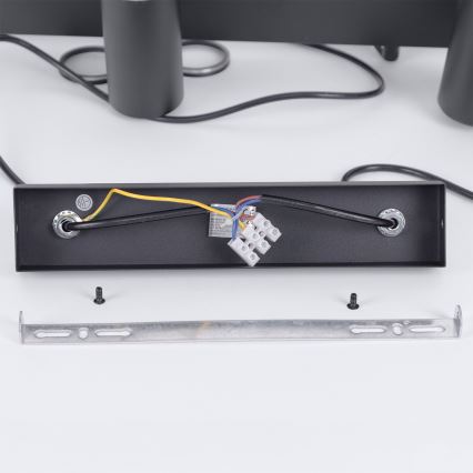 Brilagi - LED RGBW Zatemljiv lestenec na kablu SELE 6xGU10/6,5W/230V 2700-6500K črna + daljinsko upravljanje