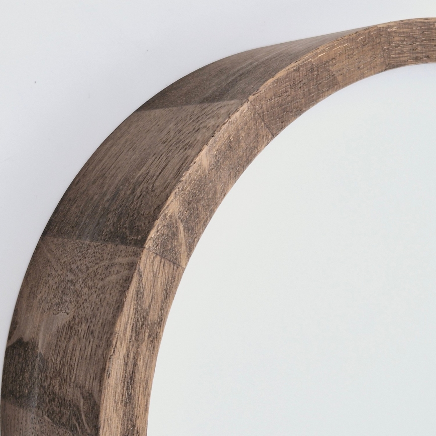 Brilagi - LED RGBW z nastavljivo svetlostjo stropna svetilka CARVALHO SLIM 1xE27/15W/230V 2700-6500K Wi-Fi hrast premer 27 cm