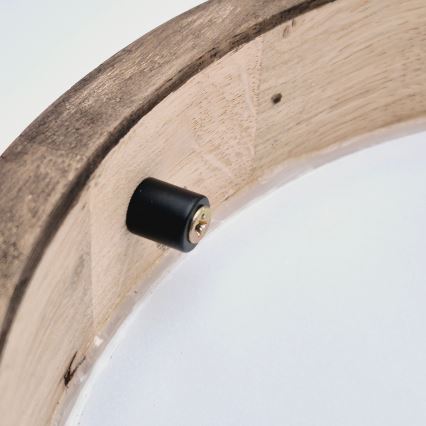 Brilagi - LED RGBW z nastavljivo svetlostjo stropna svetilka CARVALHO SLIM 1xE27/15W/230V 2700-6500K Wi-Fi hrast premer 27 cm