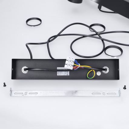 Brilagi - LED RGBW Zatemnljiv viseči lestenec na kablu SELE 4xGU10/6,5W/230V 2700-6500K črna