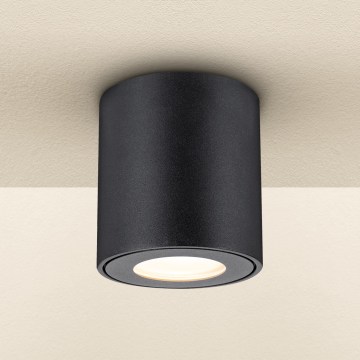 Brilagi - LED RGBW zatemnljivo kopalniško svetilo MIA 1xGU10/30W/230V 2700-6500K Wi-Fi 84x80 mm črna IP54
