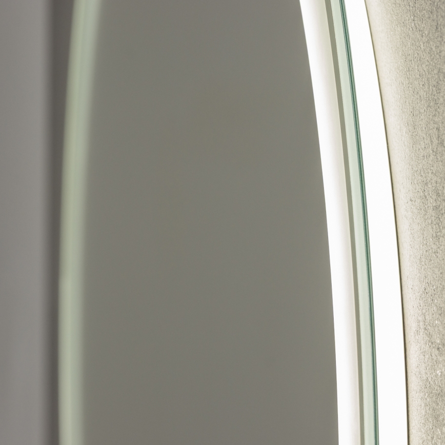 Brilagi - LED RGBW ogrevano kopalniško ogledalo AVA PRO LED/18W/230V Ø 60 cm IP44 CRI 90 s možnostjo zatemnitve + CCT