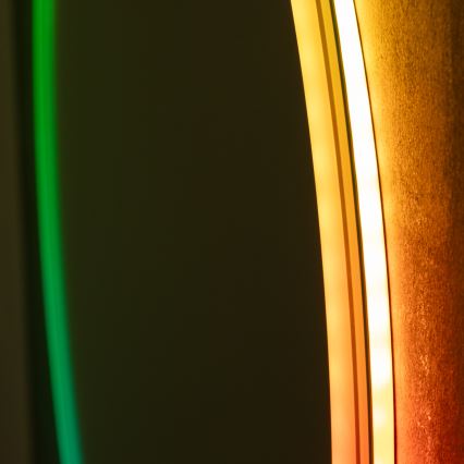 Brilagi - LED RGBW ogrevano kopalniško ogledalo AVA PRO LED/18W/230V Ø 60 cm IP44 CRI 90 s možnostjo zatemnitve + CCT