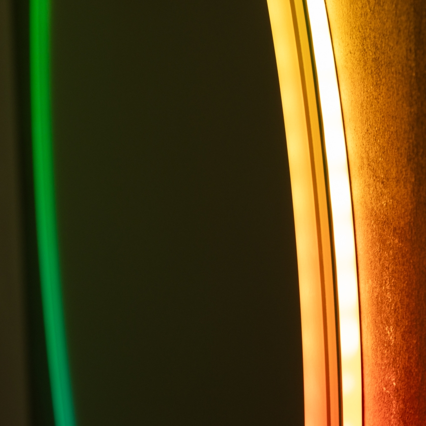 Brilagi - LED RGBW ogrevano kopalniško ogledalo AVA PRO LED/18W/230V Ø 60 cm IP44 CRI 90 s možnostjo zatemnitve + CCT