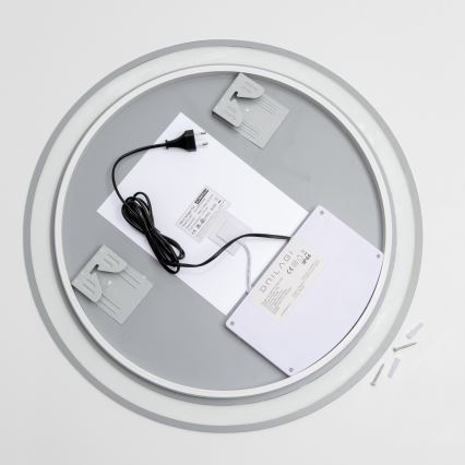 Brilagi - LED RGBW ogrevano kopalniško ogledalo AVA PRO LED/18W/230V Ø 60 cm IP44 CRI 90 s možnostjo zatemnitve + CCT