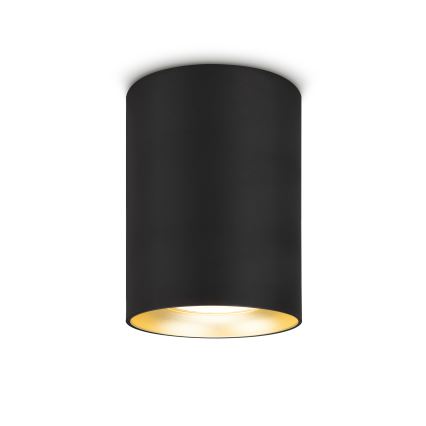 Brilagi - LED RGBW zatemnjiva točkovna svetilka TRINE 1xGU10/4,8W/230V 3000K črna/zlata + daljinski upravljalnik