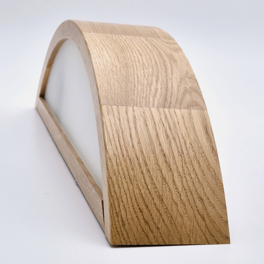 Brilagi - LED RGBW zatemnjiva stenska svetilka CARVALHO 1xE27/15W/230V 2700-6500K Wi-Fi hrast