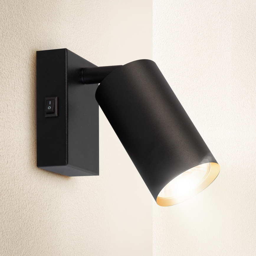 Brilagi - LED RGBW zatemnljivo stensko točkovno svetilo SELE 1xGU10/6,5W/230V 2700-6500K črna/zlata