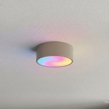 Brilagi - LED RGBW zatemnljivo stropno svetilo CLARE 1xE27/9W/230V 2700-6500K premer 20 cm Wi-Fi bežna