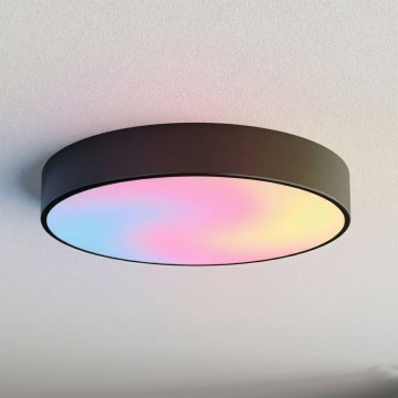 Brilagi - LED RGBW zatemnljivo stropno svetilo CLARE 4xE27/9W/230V 2700-6500K, premer 50 cm, Wi-Fi, črna