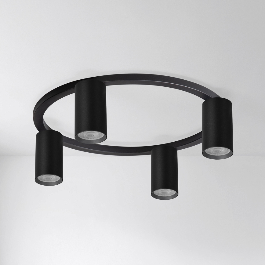 Brilagi - LED RGBW stropna svetilka SELE 4xGU10/6,5W/230V 2700-6500K s možnostjo zatemnitve, črna