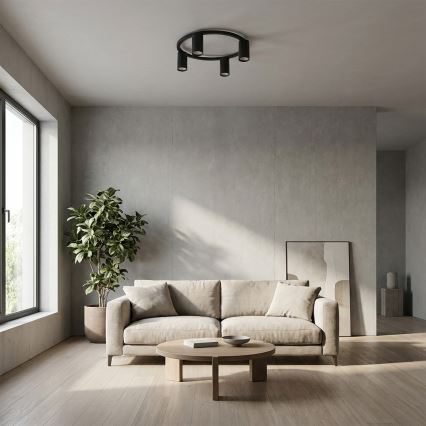 Brilagi - LED RGBW stropna svetilka SELE 4xGU10/6,5W/230V 2700-6500K s možnostjo zatemnitve, črna