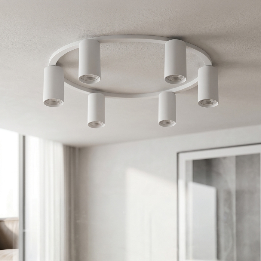 Brilagi - LED RGBW zatemnjiva stropna svetilka SELE 6xGU10/6,5W/230V 2700-6500K bela + daljinski upravljalnik