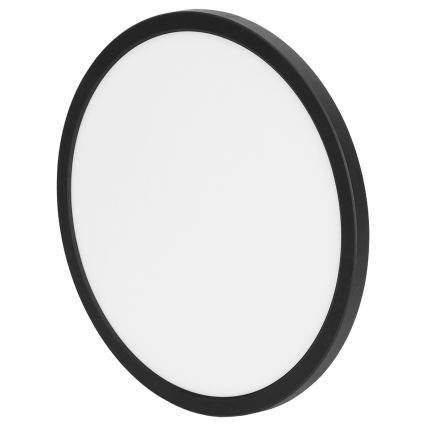 Brilagi - Zatemnjiva RGBW LED stropna svetilka VIBE LED/24W/230V 3000-6500K premer 29 cm črna + daljinski upravljalnik