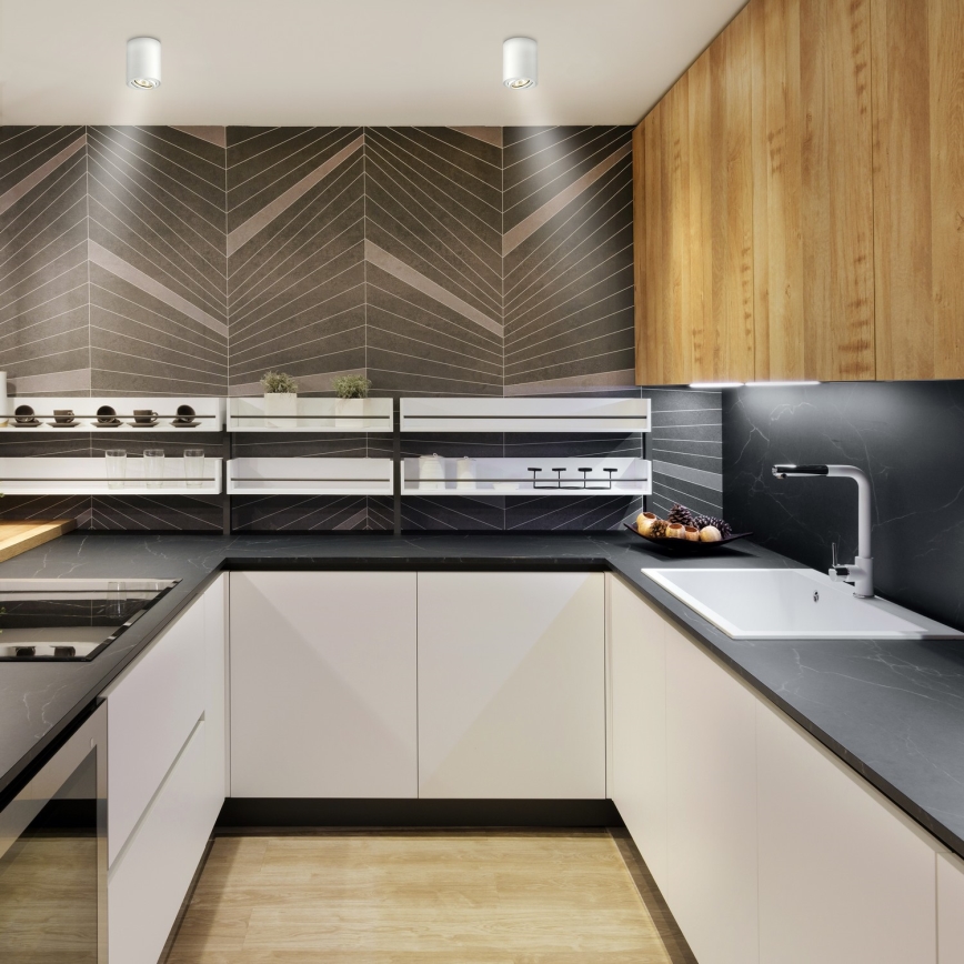 Brilagi - LED RGBW Zatemnljivo točkovno svetilo MIA 1xGU10/30W/230V 2700-6500K Wi-Fi 100x80 mm bela