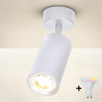 Brilagi - LED RGBW zatemnljivo točkovno svetilo SELE 1xGU10/4,8W/230V 3000K bela + daljinski upravljalnik