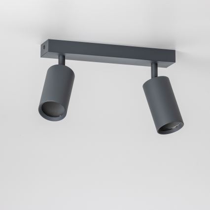 Brilagi - LED RGBW zatemnljivo točkovno svetilo SELE 2xGU10/4,8W/230V 3000K antracit + daljinski upravljalnik