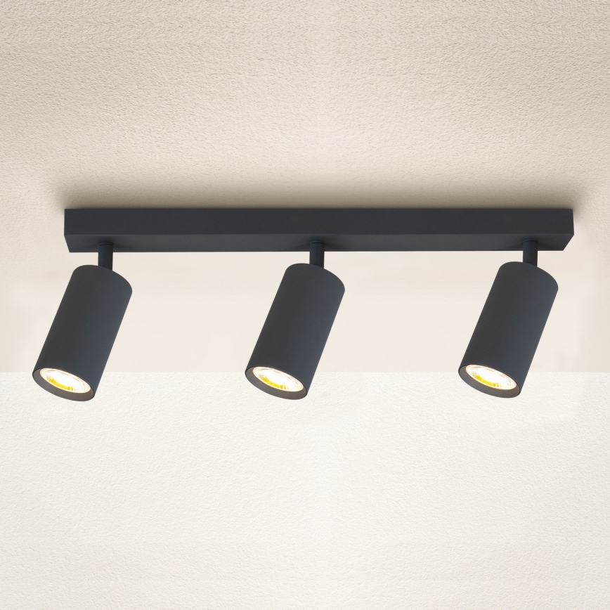 Brilagi - LED RGBW zatemnljivo točkovno svetilo SELE 3xGU10/6,5W/230V 2700-6500K antracit
