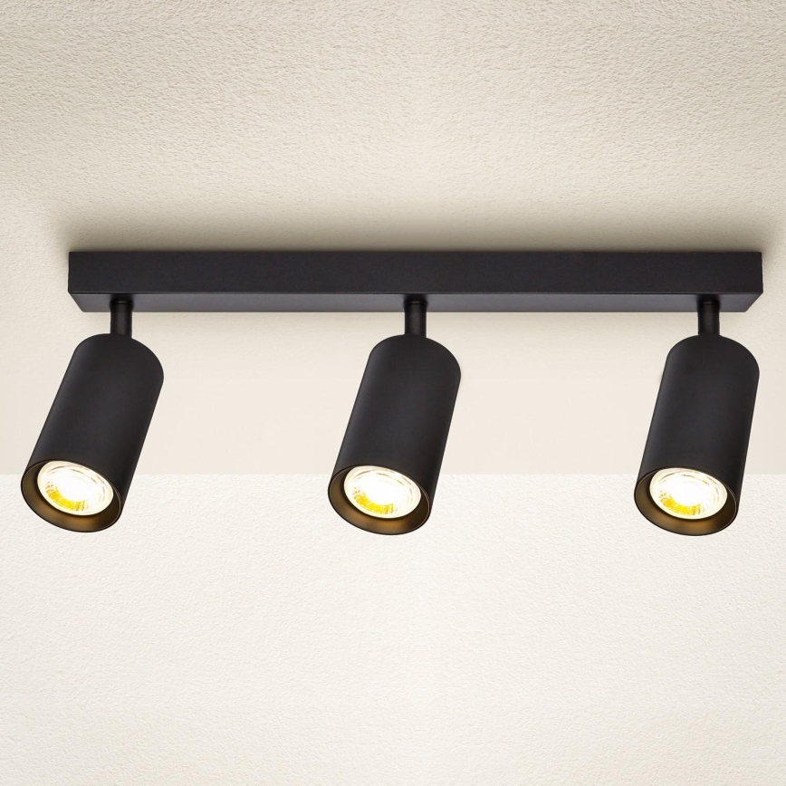 Brilagi - LED RGBW zatemnljivo točkovno svetilo SELE 3xGU10/6,5W/230V 2700-6500K črna