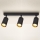 Brilagi - LED RGBW zatemnljivo točkovno svetilo SELE 3xGU10/6,5W/230V 2700-6500K črna/zlata
