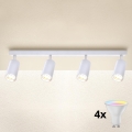Brilagi - LED RGBW zatemnljivo točkovno svetilo SELE 4xGU10/4,8W/230V 3000K belo + daljinski upravljalnik