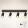 Brilagi - LED RGBW zatemnljivo točkovno svetilo SELE 4xGU10/4,8W/230V 3000K črna/zlata + daljinski upravljalnik