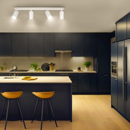 Brilagi - LED RGBW zatemnljivo točkovno svetilo SELE 4xGU10/4,8W/230V 3000K belo + daljinski upravljalnik