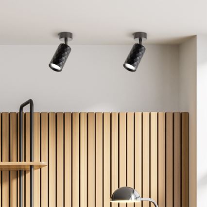 Brilagi - LED RGBW zatemnjevalna točkovna svetilka SELE DIAMANT 1xGU10/6,5W/230V 2700-6500K Wi-Fi črna