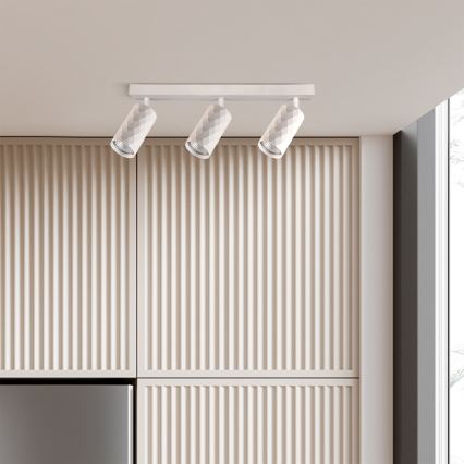 Brilagi - LED RGBW zatemljivo točkovno svetilo SELE DIAMANT 3xGU10/4,8W/230V 3000K bela + daljinski upravljalnik