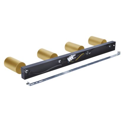 Brilagi - LED RGBW vgradna svetilka SELE GOLDEN s možnostjo zatemnitve 4xGU10/6W/230V 3000K črna/zlata + daljinski upravljalnik