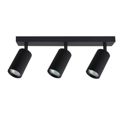 Brilagi - LED RGBW z možnostjo zatemnitve točkovno svetilo SELE MODERN 3xGU10/4,8W/230V 3000K črna + daljinski upravljalnik