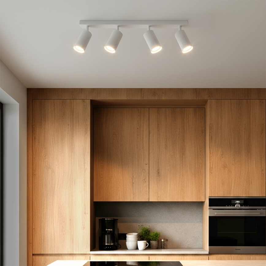 Brilagi - LED RGBW zatemljivo točkovno svetilo SELE MODERN 4xGU10/4,8W/230V 3000K bela + daljinski upravljalnik