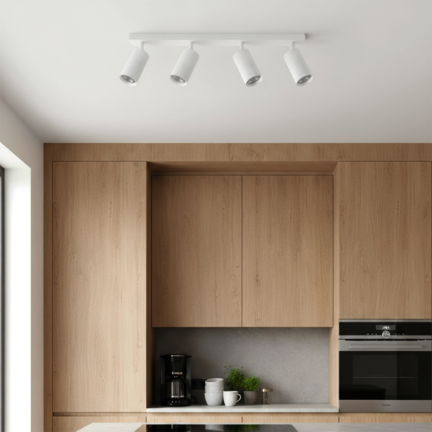 Brilagi - LED RGBW zatemljivo točkovno svetilo SELE MODERN 4xGU10/4,8W/230V 3000K bela + daljinski upravljalnik
