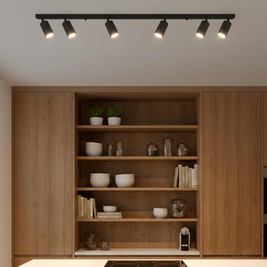 Brilagi - LED RGBW zatemnljivo točkovno svetilo SELE MODERN 6xGU10/6,5W/230V 2700-6500K Wi-Fi črno