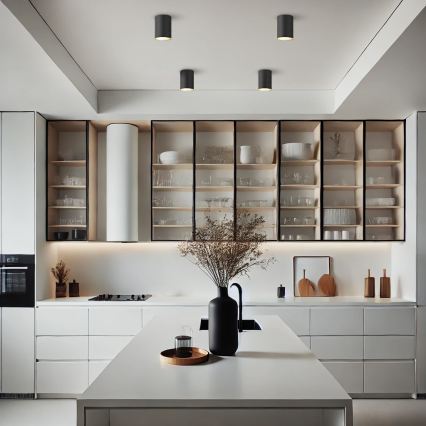 Brilagi - LED RGBW točkovna svetilka TRINE z možnostjo zatemnitve 1xGU10/30W/230V 2700-6500K Wi-Fi črna/zlata