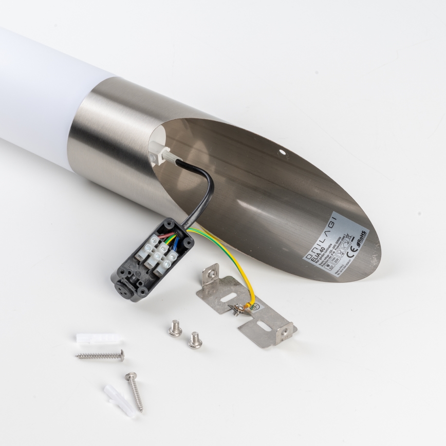 BRILAGI - LED RGBW z zatemnitveno funkcijo zunanja stenska svetilka ELIA 1xE27/6,5W/230V 2700-6500K IP44 Wi-Fi matni krom