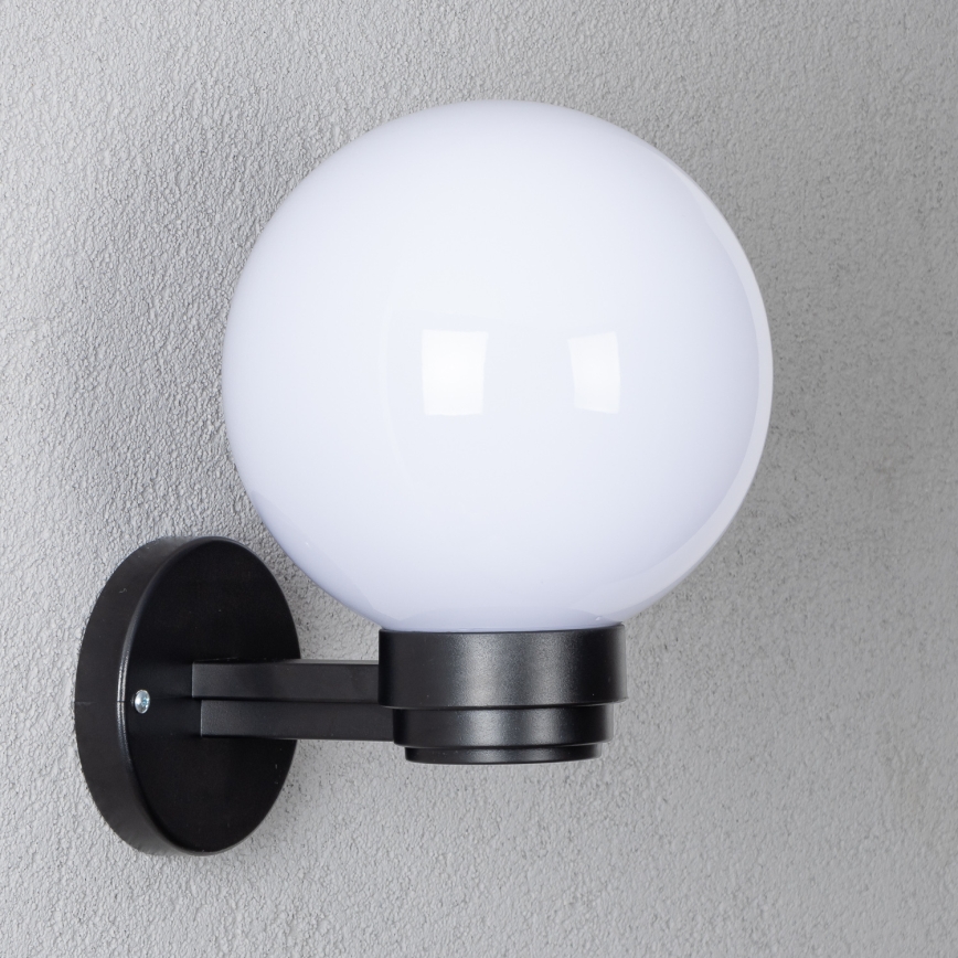 Brilagi - LED RGBW zatemnljiva zunanja stenska svetilka HARBOR 1xE27/9W/230V 2700-6500K IP33 črna/bela