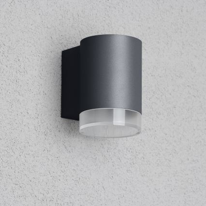 Brilagi - LED RGBW zatemnjiva zunanja stenska svetilka MATERA 1xGU10/4,8W/230V 3000K IP54 antracit + daljinski upravljalnik