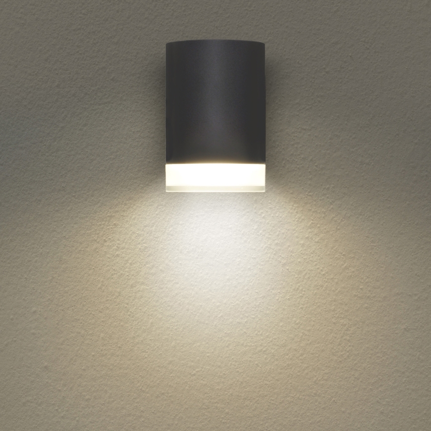 Brilagi - LED RGBW zatemnjiva zunanja stenska svetilka MATERA 1xGU10/4,8W/230V 3000K IP54 antracit + daljinski upravljalnik