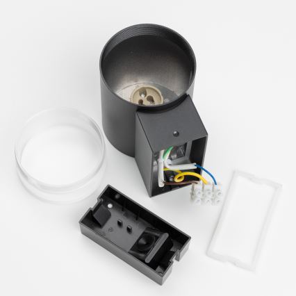 Brilagi - LED RGBW zatemnjevalna zunanja stenska svetilka MATERA 1xGU10/4,8W/230V 3000K IP54 črna + daljinski upravljalnik