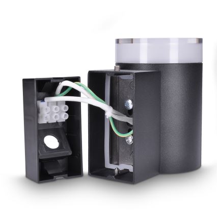 Brilagi - LED RGBW zatemnjevalna zunanja stenska svetilka MATERA 1xGU10/4,8W/230V 3000K IP54 črna + daljinski upravljalnik