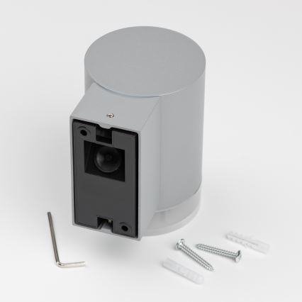 Brilagi - LED RGBW zatemnjiva zunanja stenska svetilka MATERA 1xGU10/4,8W/230V 3000K IP54 siva + daljinski upravljalnik