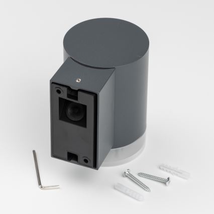 Brilagi - LED RGBW zatemnjiva zunanja stenska svetilka MATERA 1xGU10/6W/230V 3000K IP54 antracit + daljinski upravljalnik