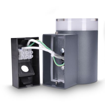 Brilagi - LED RGBW zatemnjiva zunanja stenska svetilka MATERA 1xGU10/6W/230V 3000K IP54 antracit + daljinski upravljalnik