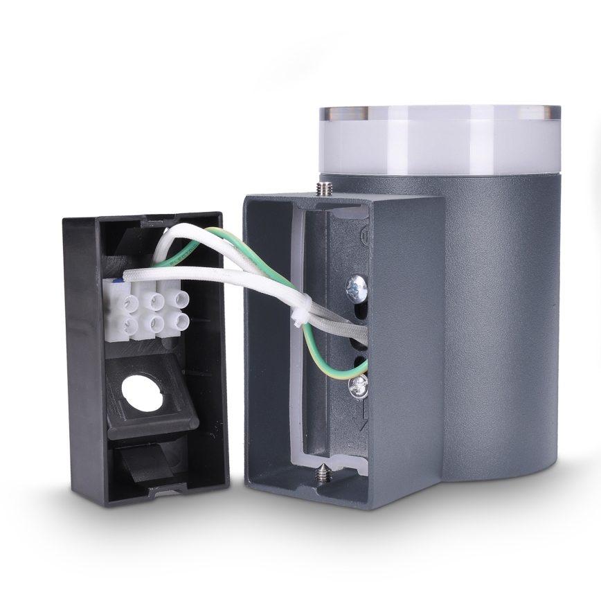 Brilagi - LED RGBW zatemnjiva zunanja stenska svetilka MATERA 1xGU10/6W/230V 3000K IP54 antracit + daljinski upravljalnik