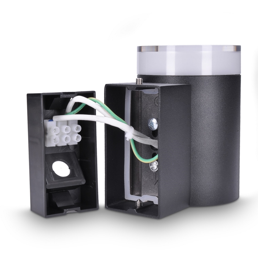 Brilagi - LED RGBW zatemnjevalna zunanja stenska svetilka MATERA 1xGU10/6W/230V 3000K IP54 črna + daljinski upravljalnik