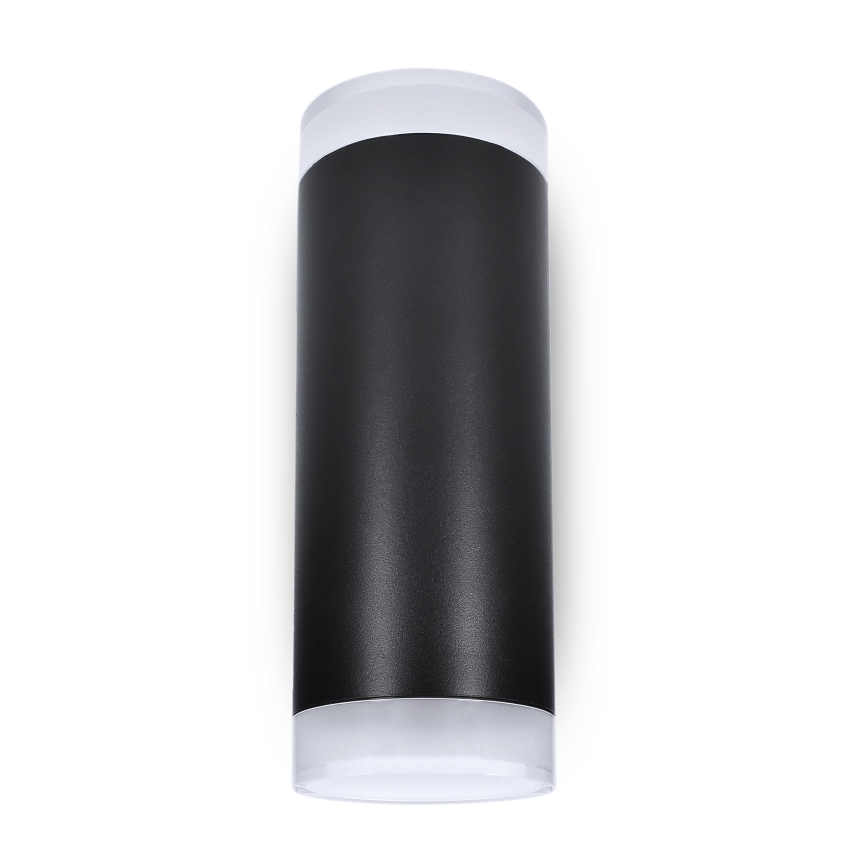Brilagi - Zunanje zatemnjivo LED RGBW stensko svetilo MATERA 2xGU10/4,8W/230V 3000K IP54 črna + daljinski upravljalnik