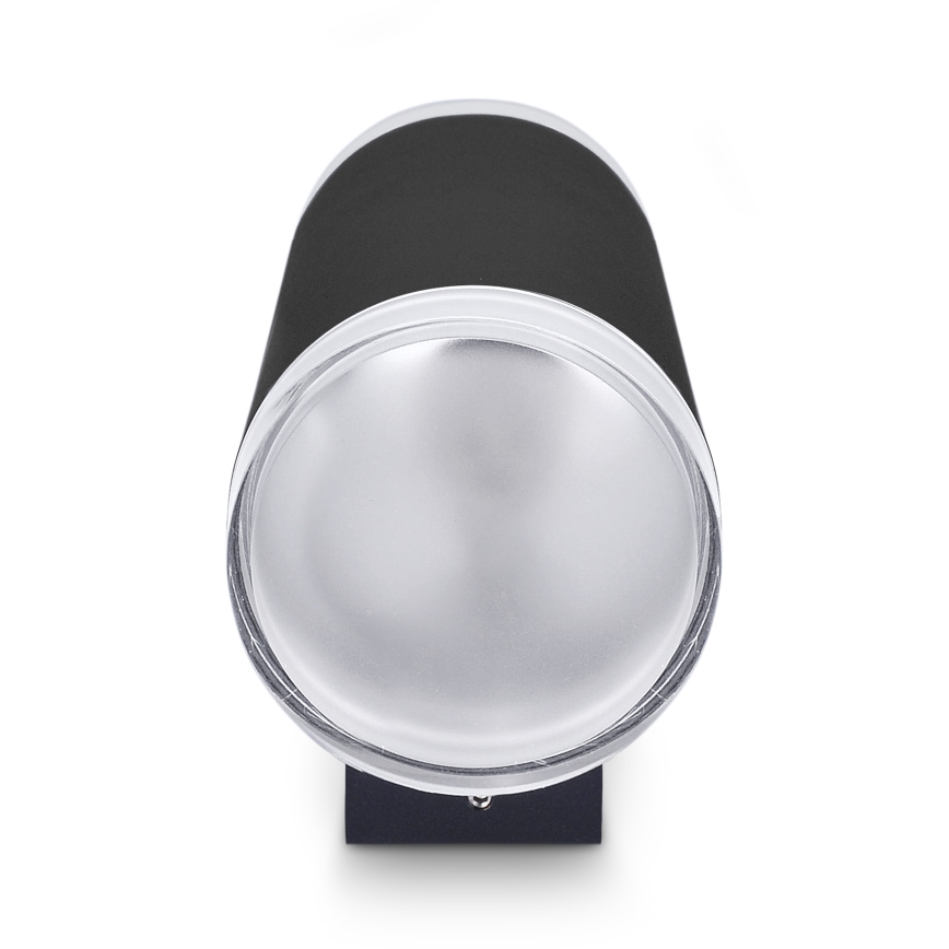 Brilagi - Zunanje zatemnjivo LED RGBW stensko svetilo MATERA 2xGU10/4,8W/230V 3000K IP54 črna + daljinski upravljalnik