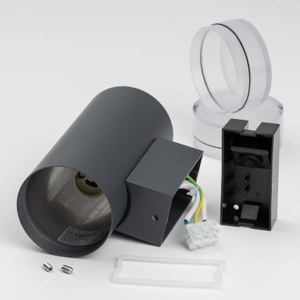 Brilagi - LED RGBW z nastavljivim zatemnjevanjem, zunanja stenska svetilka MATERA 2xGU10/6W/230V 3000K IP54 antracit + daljinski upravljalnik