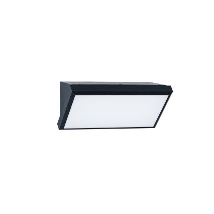Brilagi - LED RGBW zatemnjiva zunanja stenska svetilka TRIANGLE 1xE27/9W/230V 2700-6500K IP65 črna